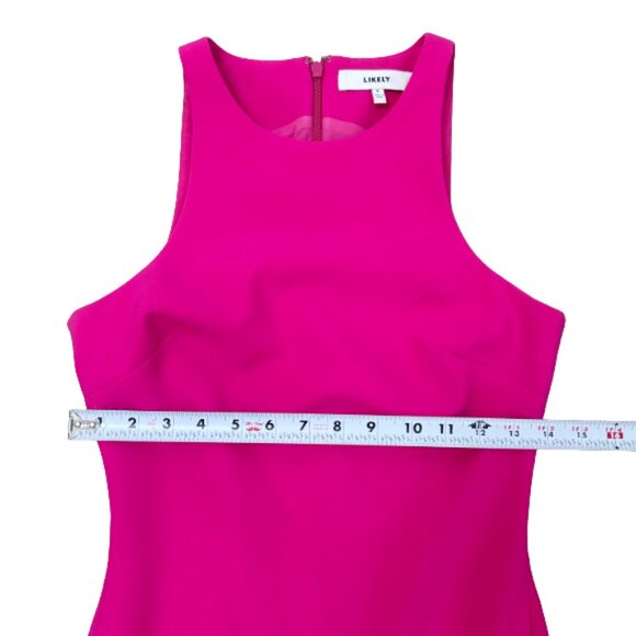 LIKELY Decklin Fuchsia Midi Dress Size 2 Premium Contemporary Revolve Saks - Picture 8 of 13